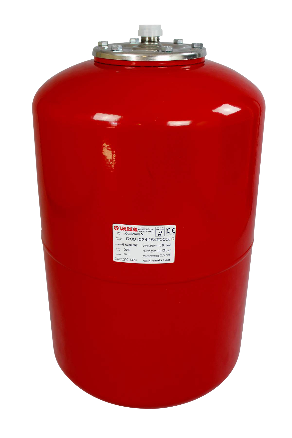 Varem Solar Ausdehnungsgefäße